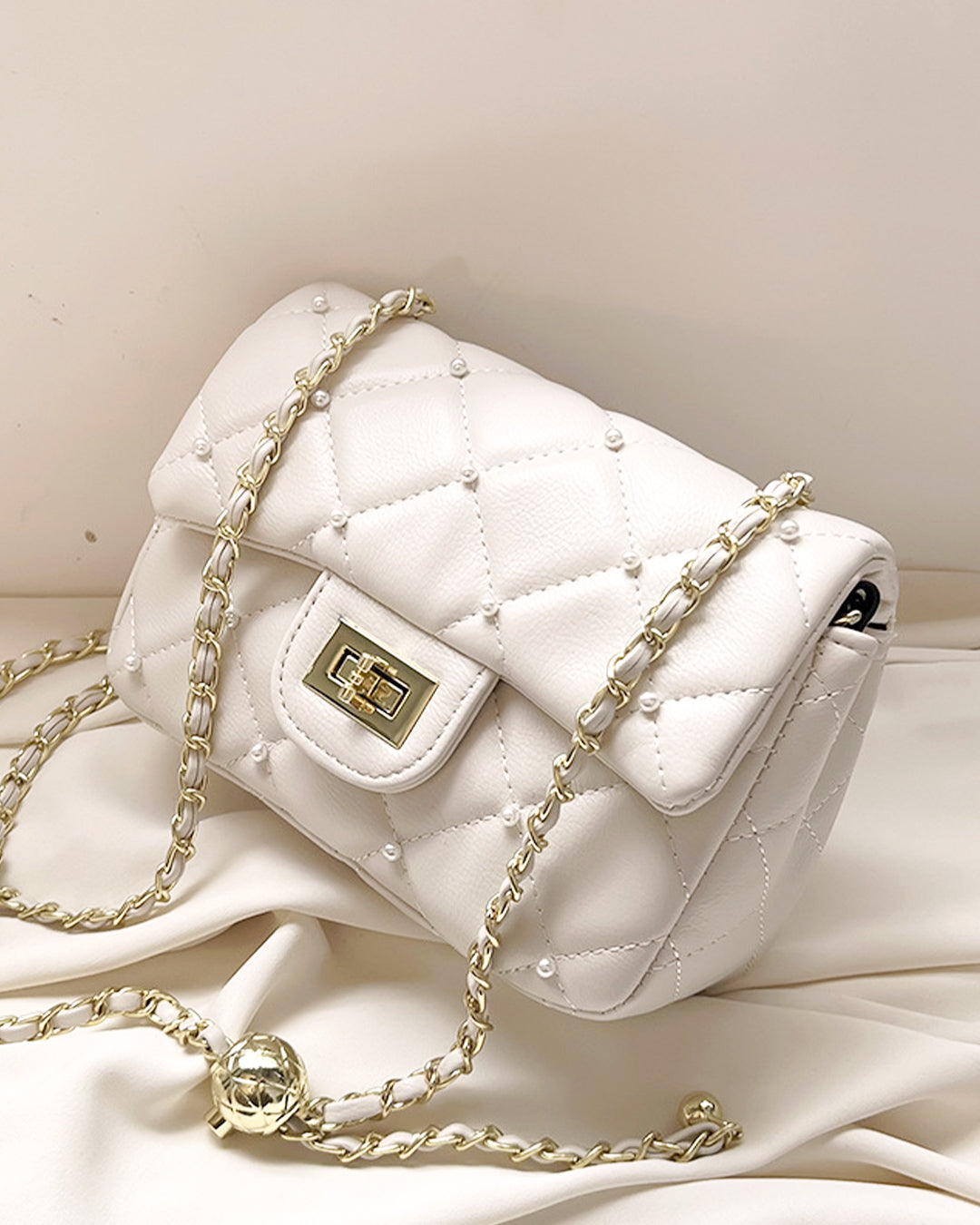 LYN★MABEL CROSSBODY キルティング チェーン バッグ 日本未入荷 チェーン LYN(リン) バッグ・カバン(レディース) - 海外通販のBUYMA