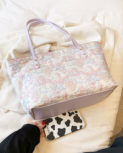 Pastel Flower Tote Bag PRCL905991 