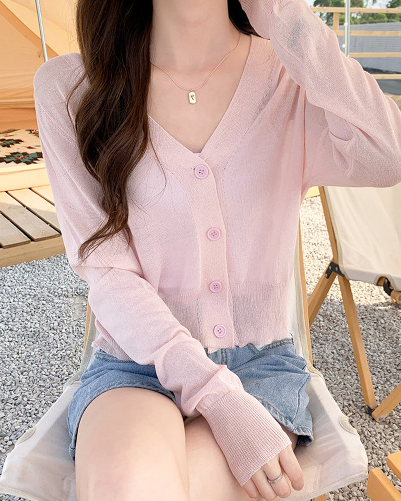 Simple summer cardigan PRCL905913 