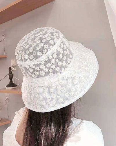 Flower lace bucket hat PRCL906018 