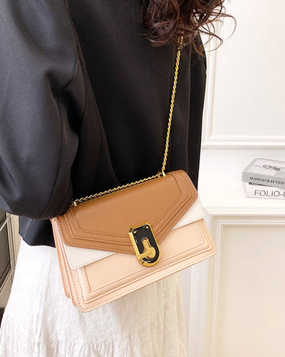 Letter type gold chain bag PRCL906008 