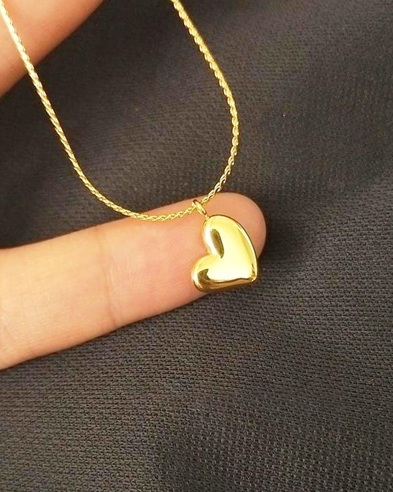 Heart motif necklace PRCL906031 