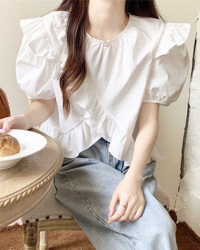 Big Frill Blouse PRCL905931 