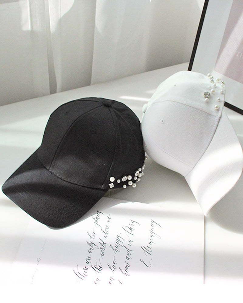 背面珍珠 &amp; 寶石帽 PRCL906019 