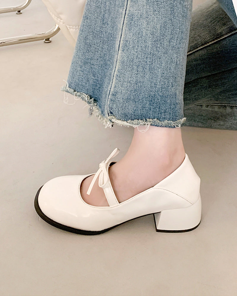 圓頭絲帶鞋 PRCL905937 