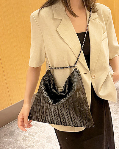 Metallic Chain Tote Bag PRCL906043 