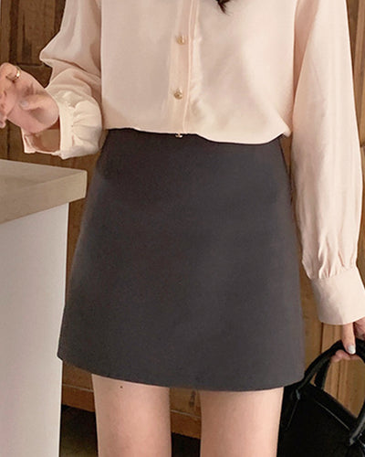 シンプル台形型ミニスカート PRCL905920