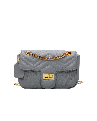 Quilted gold chain shoulder bag PRCL906012 