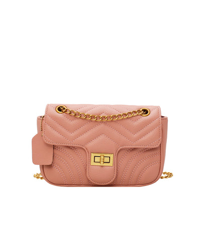 Quilted gold chain shoulder bag PRCL906012 