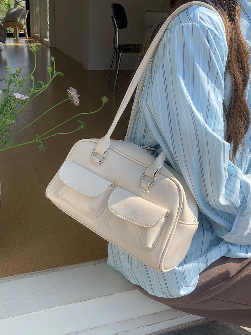 ダブルポケットミニボストンバッグ PRCL906382｜Cummel(キュンメル)