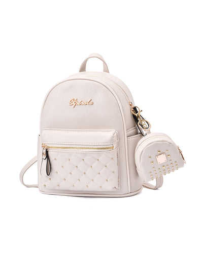 Shine Quilt Backpack with Pouch PRCL905781 