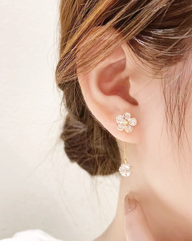 Flower &amp; bijou earrings PRCL903320