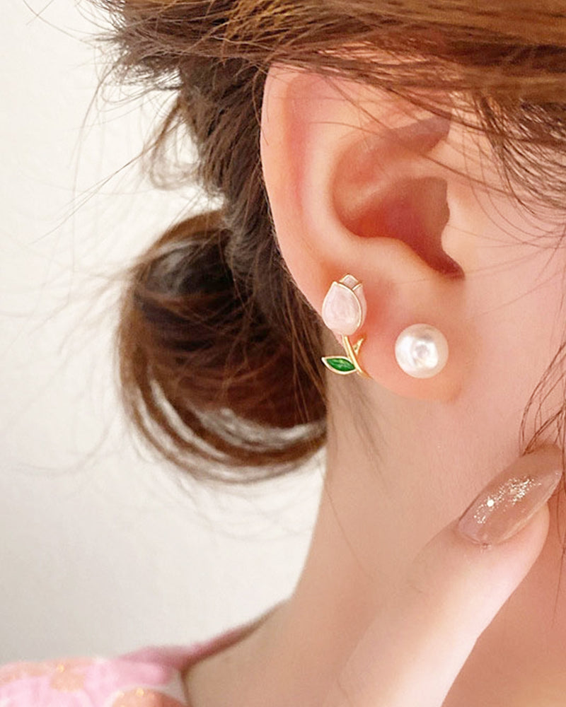 Tulip Pearl Earrings PRCL905062