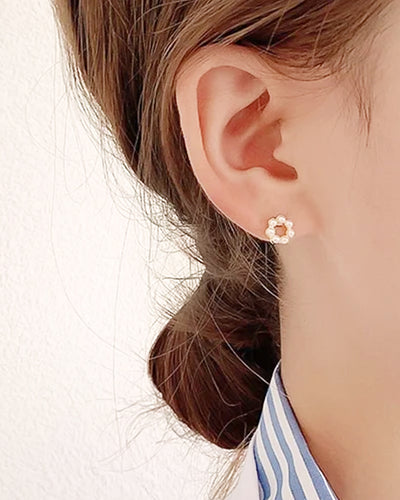 Pearl Circle Earrings PRCL903607