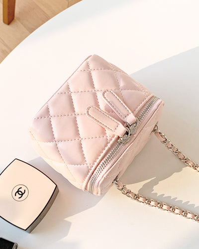 Quilted mini vanity shoulder bag PRCL905836 