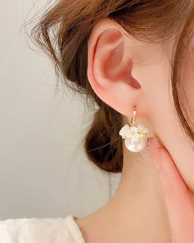 Flower Pearl Earrings PRCL905516
