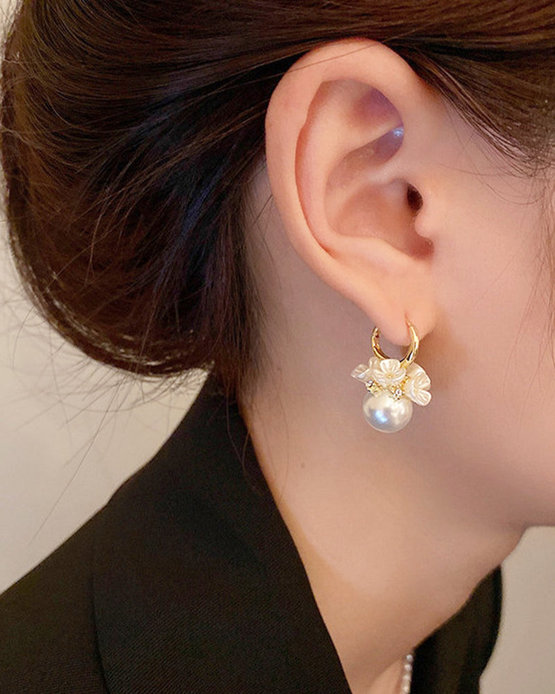 Flower Pearl Earrings PRCL905516