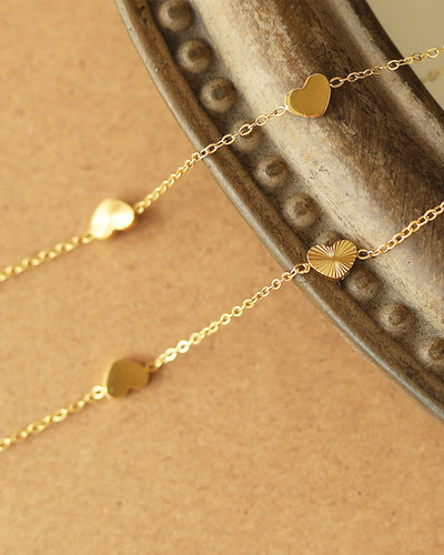 Gold Mini Heart Necklace PRCL905705 