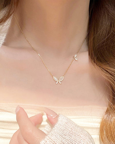Double Butterfly Necklace PRCL905859 