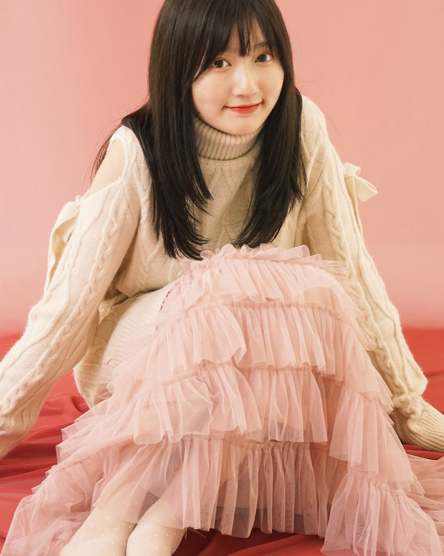 キャメル様　レディースまとめ売り　大人フェミニン　ベージュ 大人フェミニンなロングスカート｜Cummel（キュンメル）