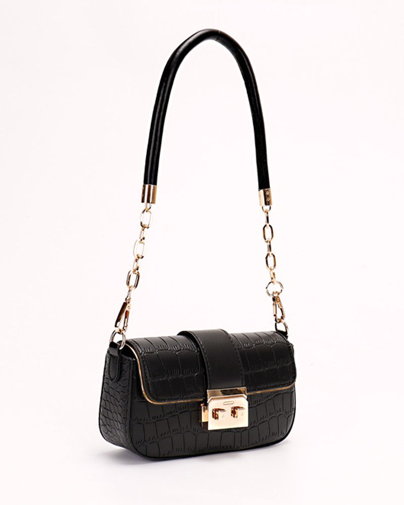 Crocodile gold chain bag PRCL905849 