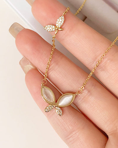 Double Butterfly Necklace PRCL905859 