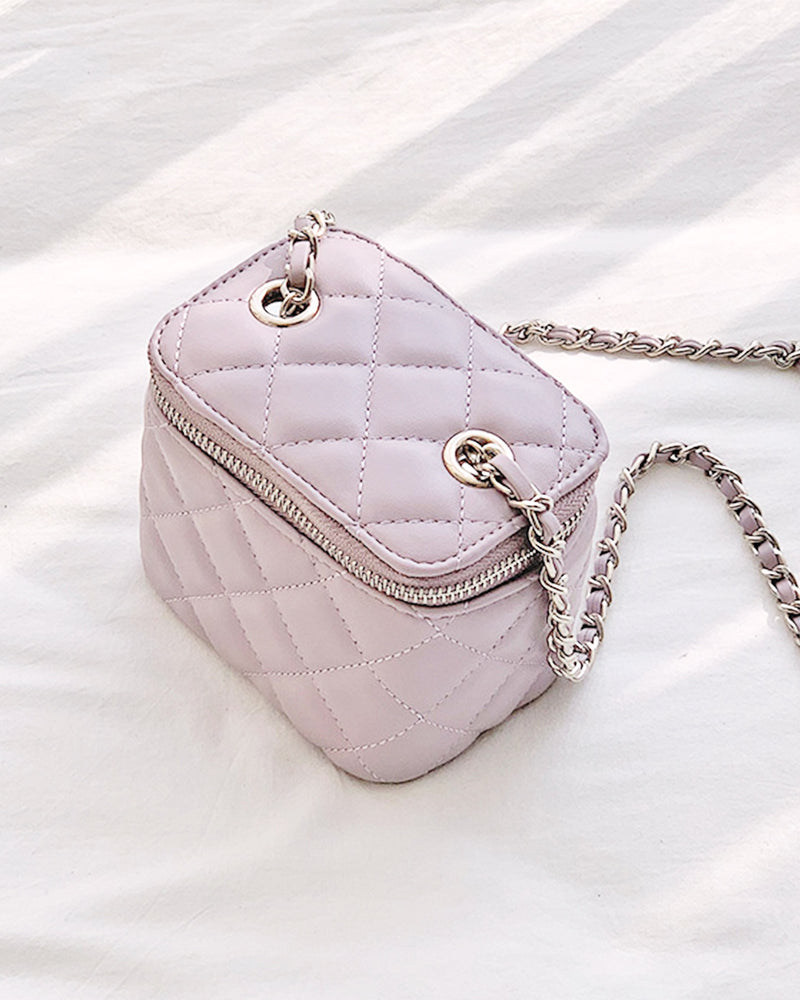 Quilted mini vanity shoulder bag PRCL905836 