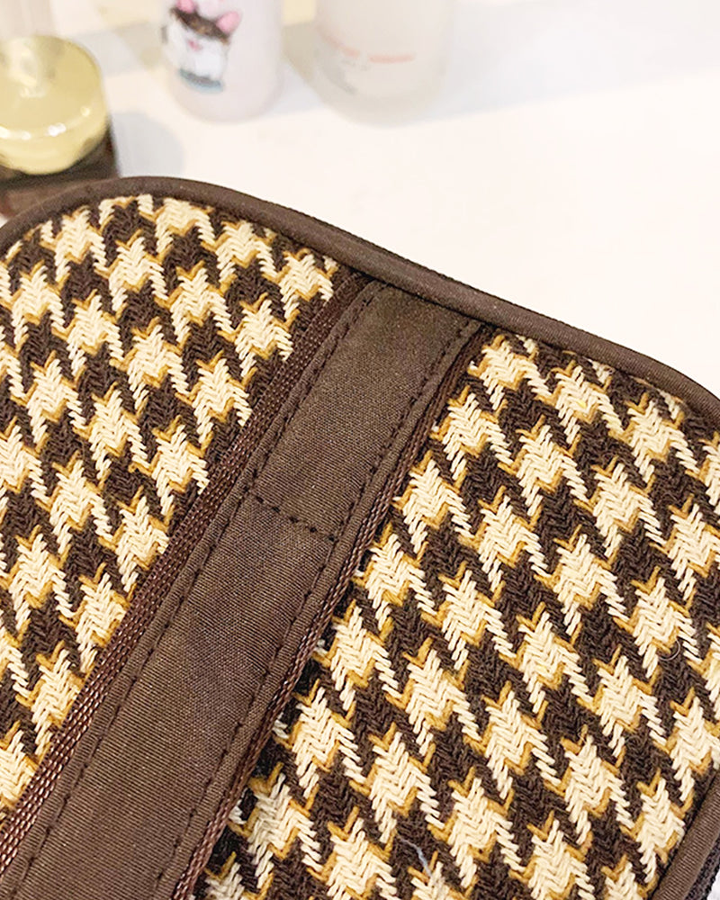 Houndstooth Vanity Bag PRCL905571 
