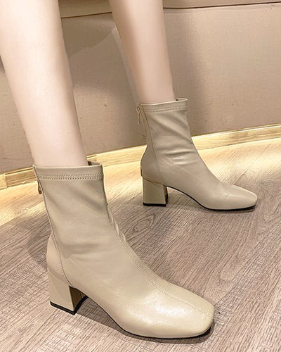 Basic square heel boots PRCL905524 