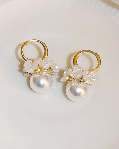 フラワーパールピアス PRCL905516