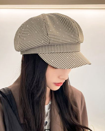 Lame houndstooth newsboy PRCL905562