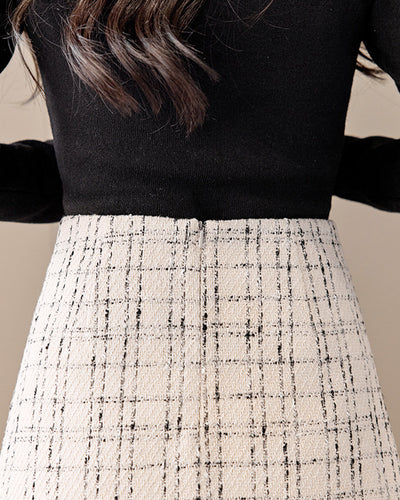 Simple Tweed Mini Skirt PRCL905709 