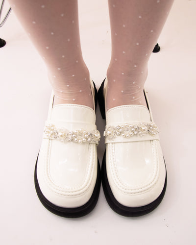 Round toe loafer with crystal CMGZ700007 