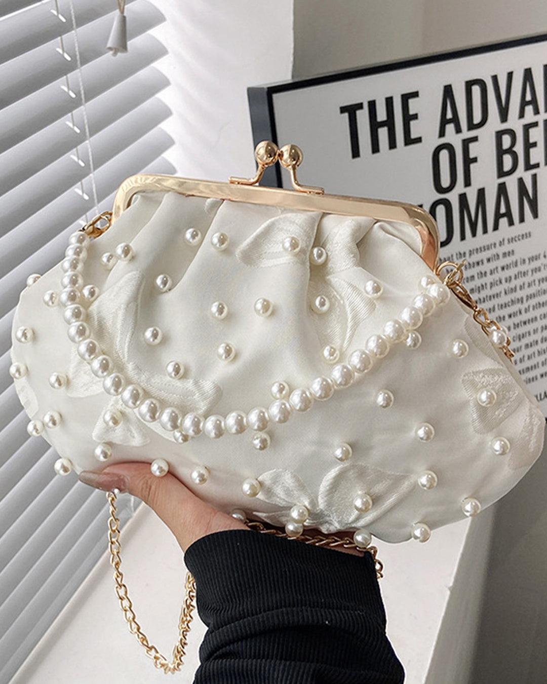 2wayパールがま口バッグ CMGZ600006｜Cummel(キュンメル)