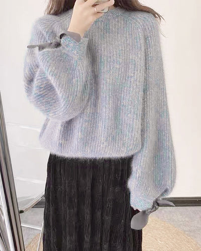 Multicolor lamé knit with ribbon PRCL905620 