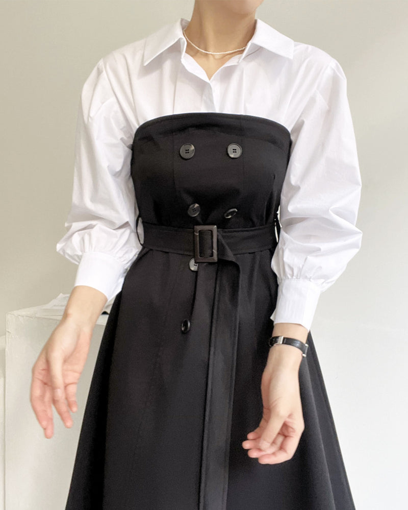 ドッキングシャツワンピース PRCL905753