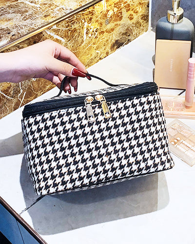 Houndstooth Vanity Bag PRCL905571 