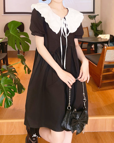 ビックカラーフレアワンピース PRCL905789