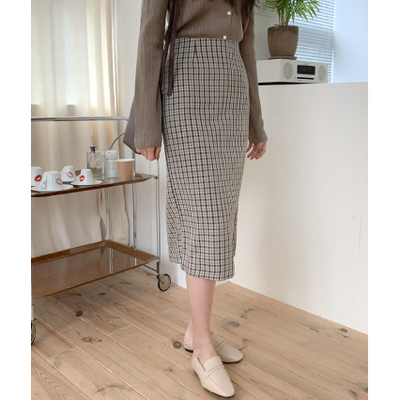 Check Tight Skirt PRCL901603