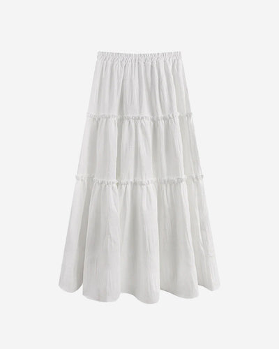 Ruched Tiered Skirt PRCL903188