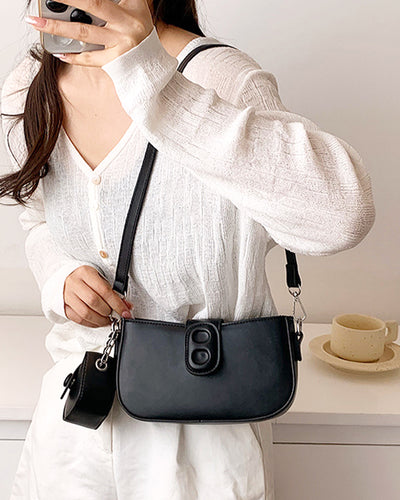 Simple shoulder bag with mini pouch PRCL905842 