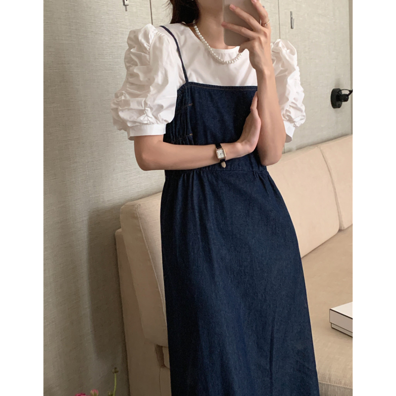 デニムキャミワンピース PRCL904117