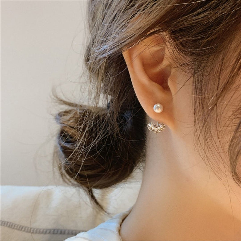 Pearl &amp; bijou earrings PRCL902234