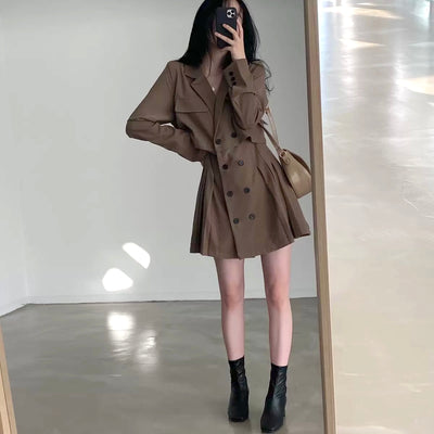 Trench style mini dress PRCL902070