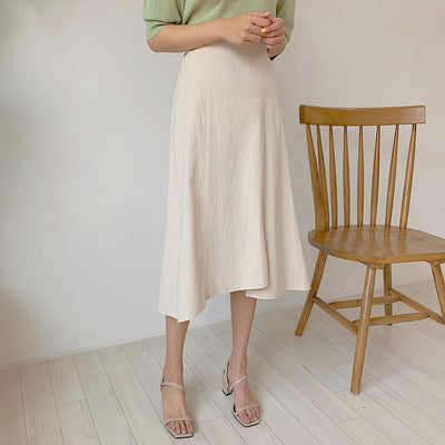 Korean style natural skirt PRCL900632