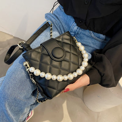 Quilted pearl bag PRCL905362