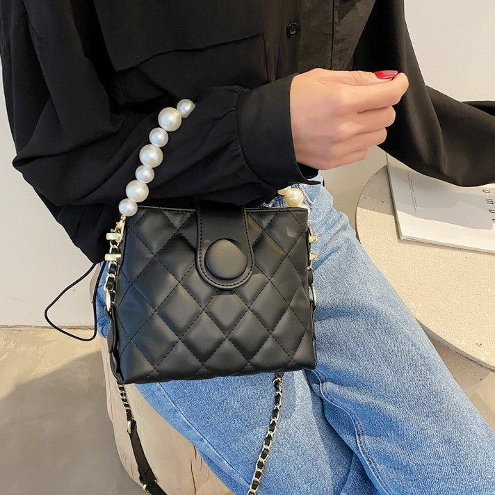 Quilted pearl bag PRCL905362