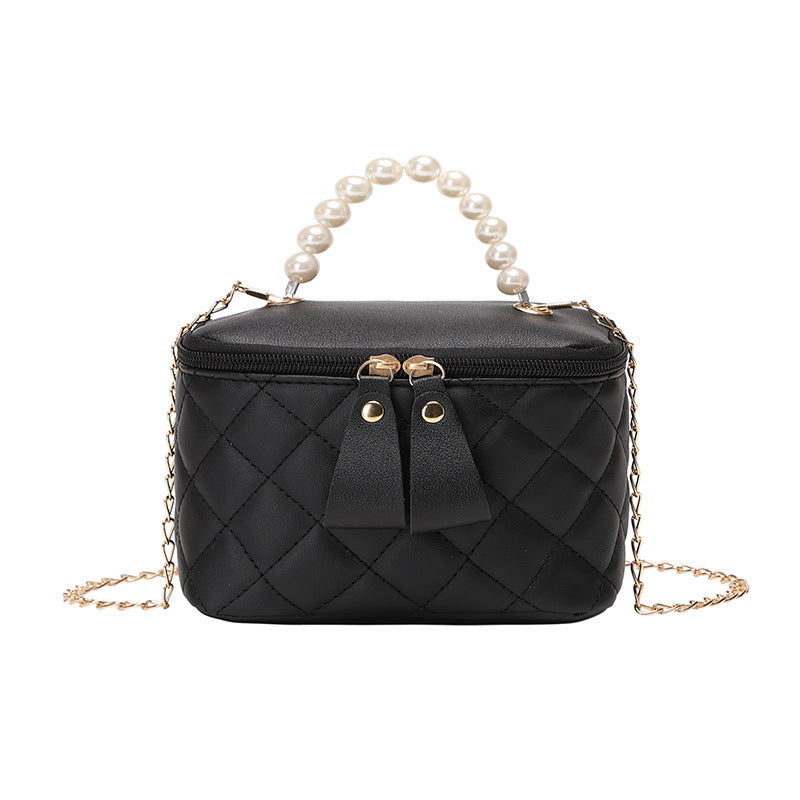 Pearl Handle Quilted Bag PRCL905133