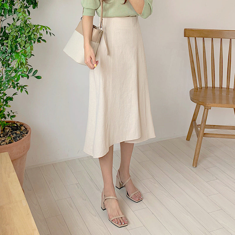 Korean style natural skirt PRCL900632