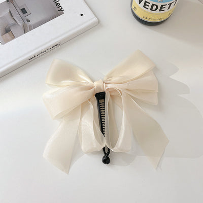 Sheer Ribbon Hair Clip PRCL905363